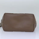 BALENCIAGA Navy Cabas Hand Bag Leather Gray 339933 Auth 80962M-5