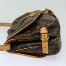 LOUIS VUITTON Monogram Saumur 30 Shoulder Bag M42256 LV Auth 80965V-4