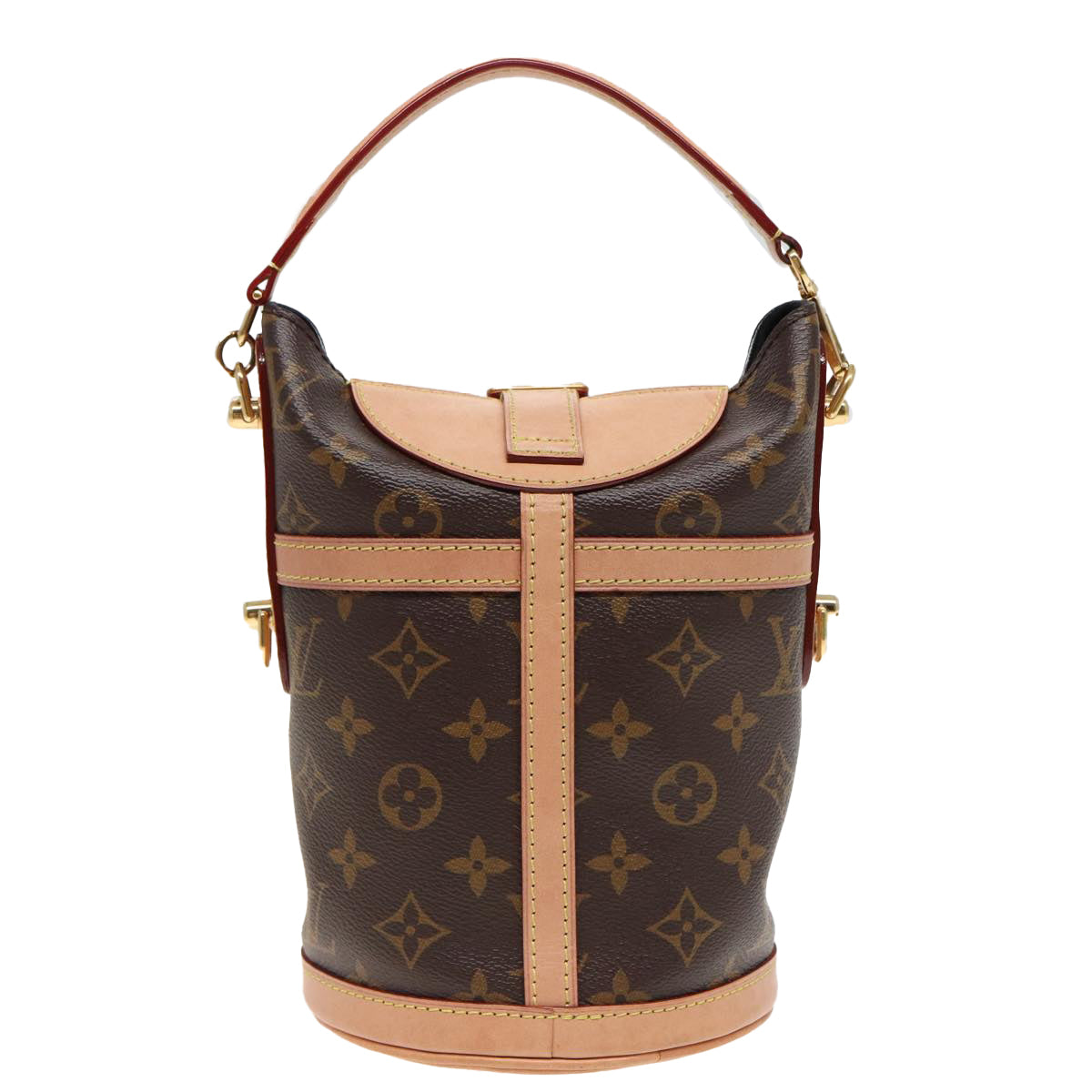 LOUIS VUITTON Monogram Duffel bag Hand Bag 2way M43587 LV Auth 80967A