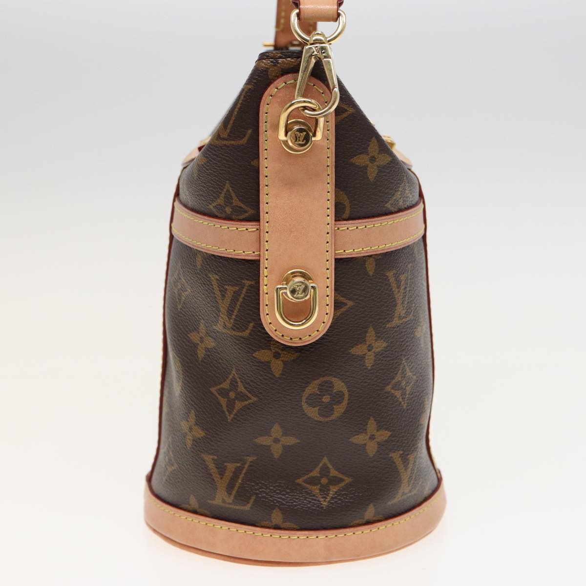 LOUIS VUITTON Monogram Duffel bag Hand Bag 2way M43587 LV Auth 80967A