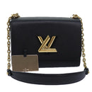 LOUIS VUITTON Epi Twist MM Shoulder Bag Black M21113 LV Auth 80968A-1