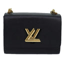 LOUIS VUITTON Epi Twist MM Shoulder Bag Black M21113 LV Auth 80968A-13