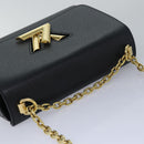 LOUIS VUITTON Epi Twist MM Shoulder Bag Black M21113 LV Auth 80968A-6