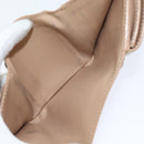 BOTTEGA VENETA INTRECCIATO Compact Wallet Leather Beige Auth 80983-10