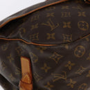 LOUIS VUITTON Monogram Saumur 35 Shoulder Bag M42254 LV Auth 80996-16