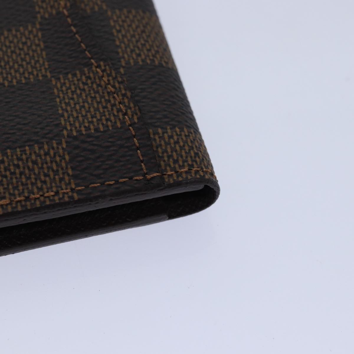 LOUIS VUITTON Damier Ebene Organizer Dupoch Card Case N61721 LV Auth 80998