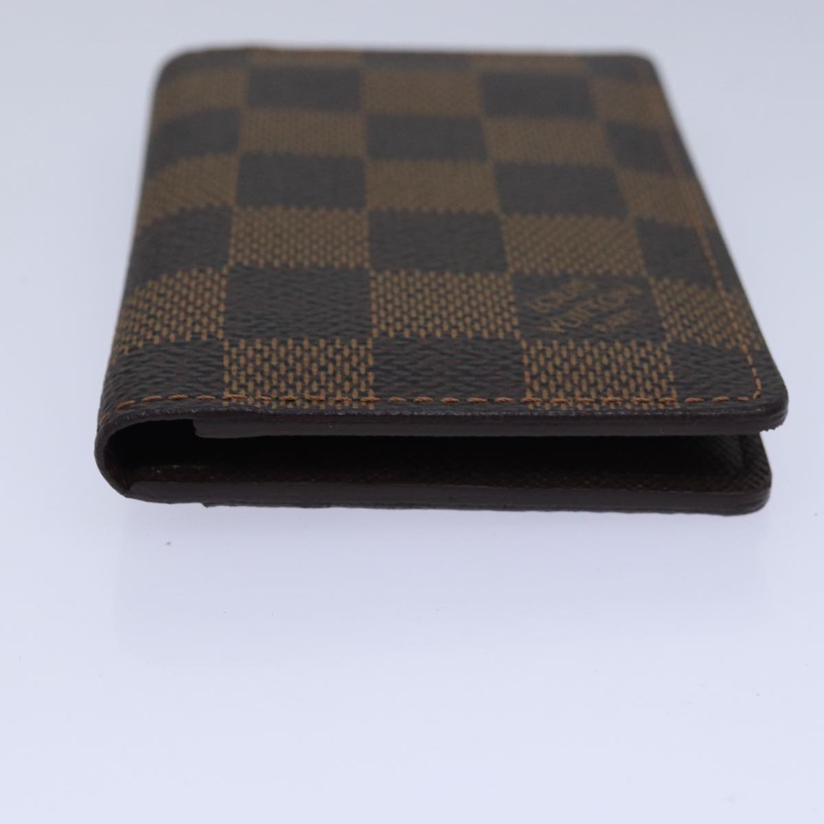 LOUIS VUITTON Damier Ebene Organizer Dupoch Card Case N61721 LV Auth 80998