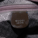 GUCCI Bamboo Hand Bag Nylon 000 2058 0531 5 Auth 80999-17