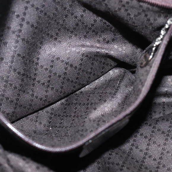 GUCCI Bamboo Hand Bag Nylon 000 2058 0531 5 Auth 80999