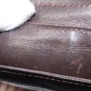 CELINE C Sulky Shoulder Bag Canvas Beige Brown Auth 81007-28