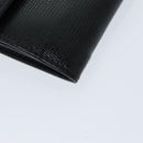CELINE Long Wallet Leather Black Auth 81009-16