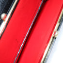 CELINE Long Wallet Leather Black Auth 81009-11