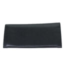 CELINE Long Wallet Leather Black Auth 81009-2