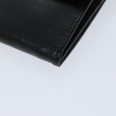 CELINE Long Wallet Leather Black Auth 81009-7