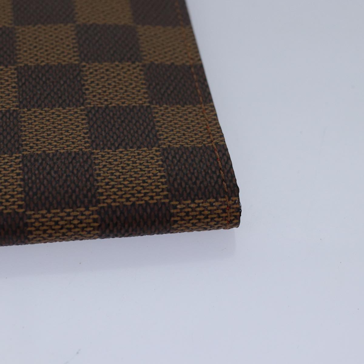 LOUIS VUITTON Damier Ebene CD Holder Pouch N62935 LV Auth 81021