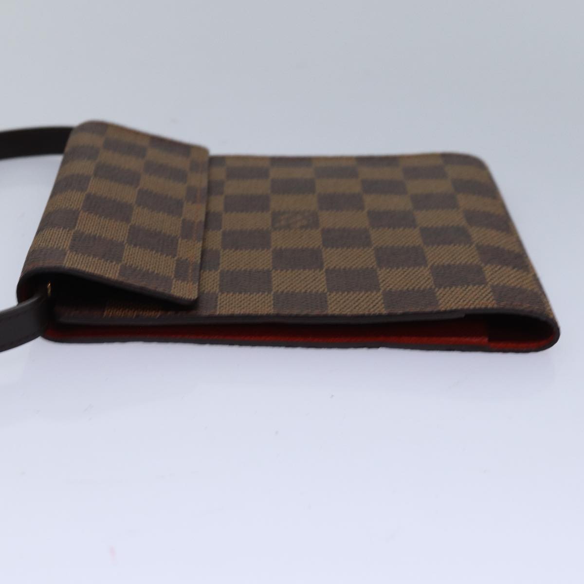 LOUIS VUITTON Damier Ebene CD Holder Pouch N62935 LV Auth 81021