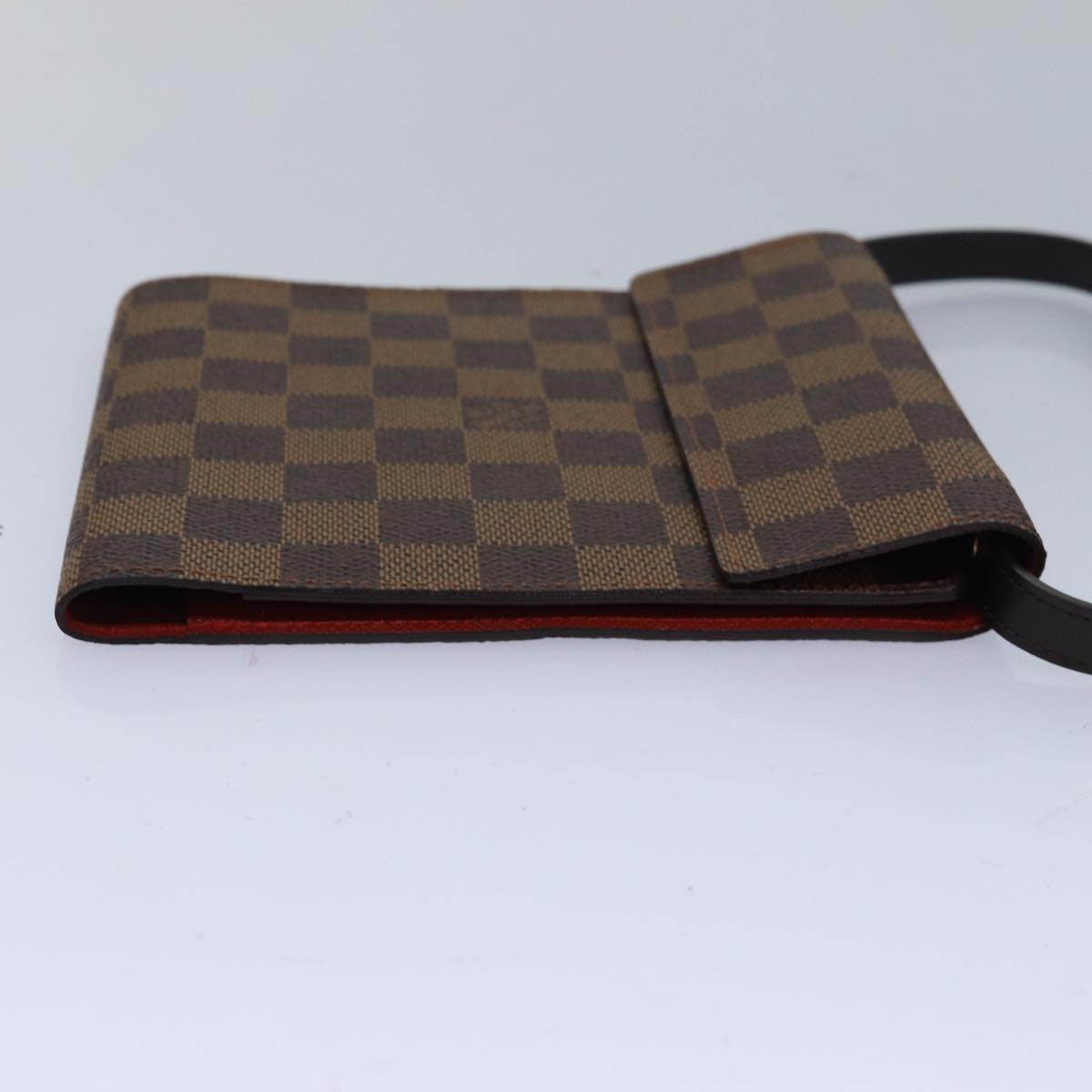 LOUIS VUITTON Damier Ebene CD Holder Pouch N62935 LV Auth 81021