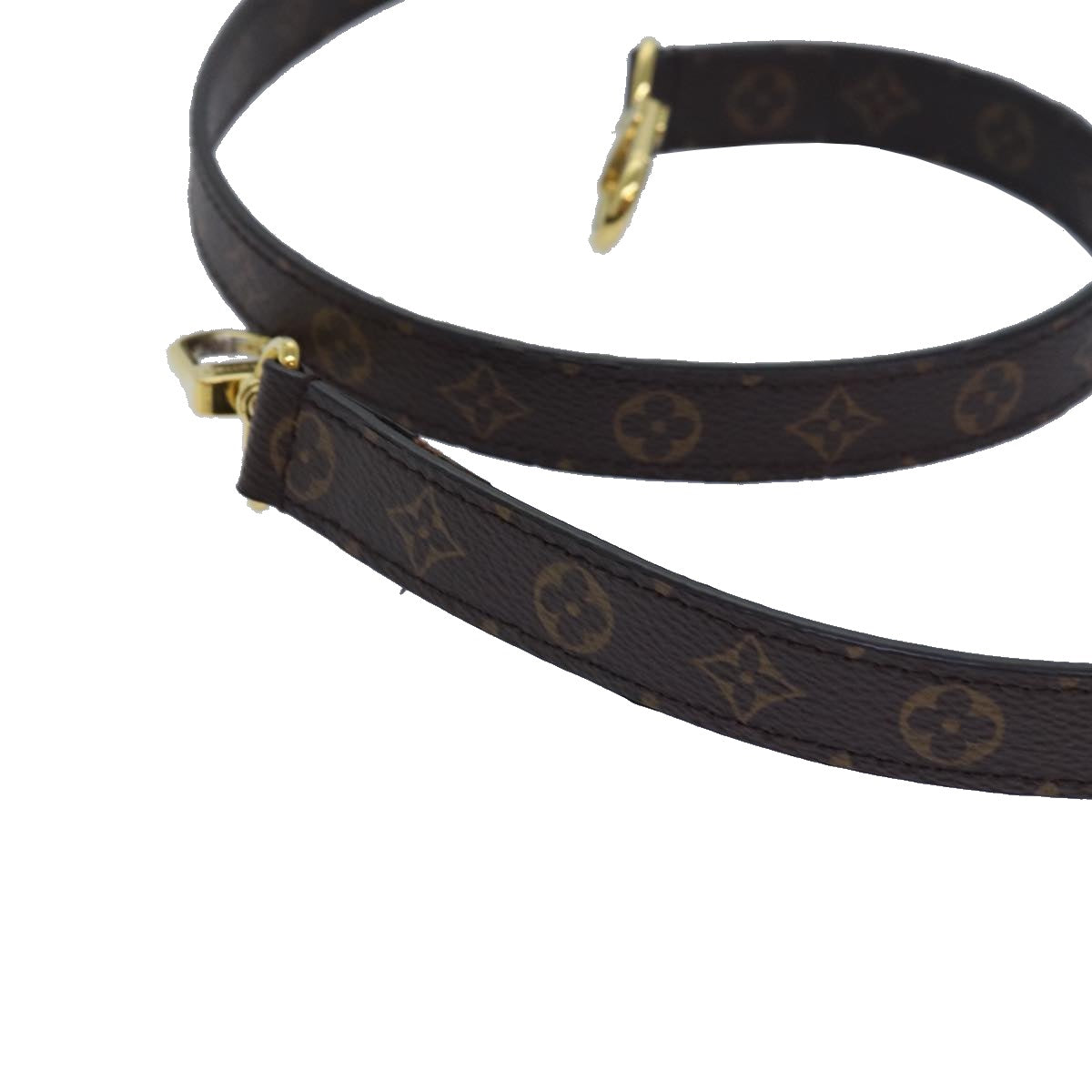 LOUIS VUITTON Monogram Adjustable Shoulder Strap 40.2""-44.9"" LV Auth 81024 - 0