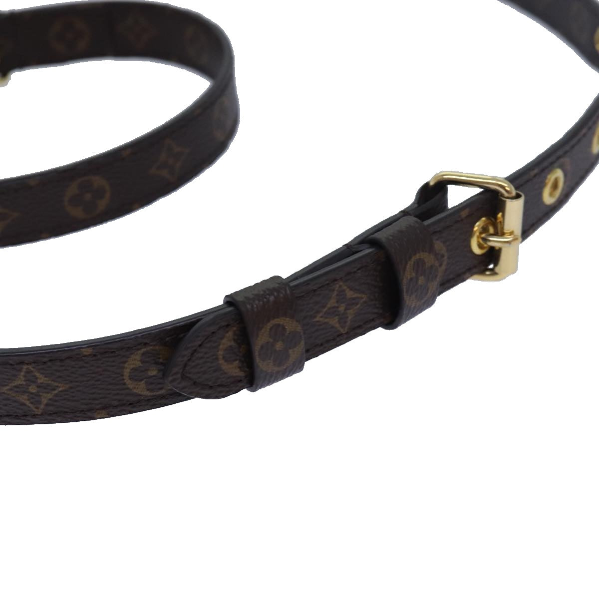 LOUIS VUITTON Monogram Adjustable Shoulder Strap 40.2""-44.9"" LV Auth 81024