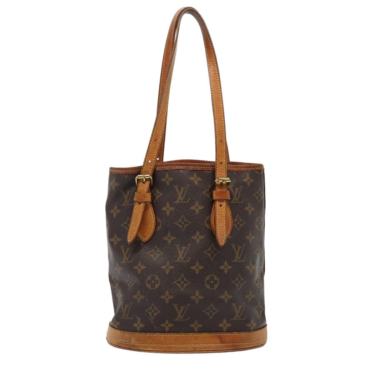 LOUIS VUITTON Monogram Bucket PM Shoulder Bag M42238 LV Auth 81028 - 0