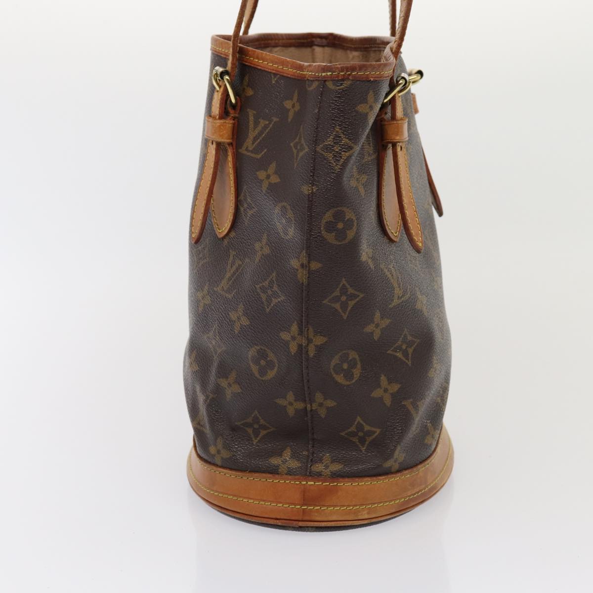 LOUIS VUITTON Monogram Bucket PM Shoulder Bag M42238 LV Auth 81028