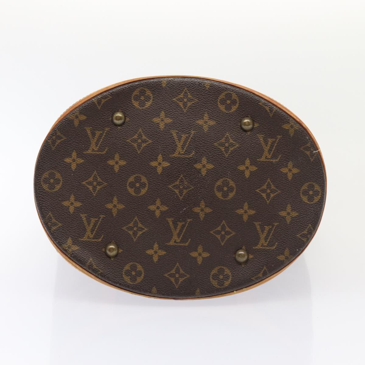 LOUIS VUITTON Monogram Bucket GM Shoulder Bag M42236 LV Auth 81033