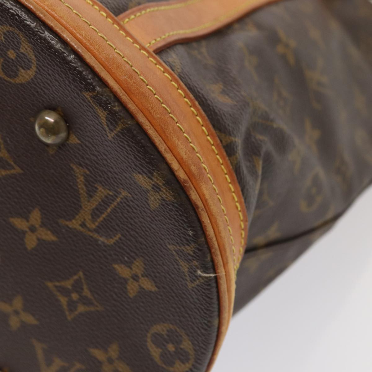 LOUIS VUITTON Monogram Bucket GM Shoulder Bag M42236 LV Auth 81033