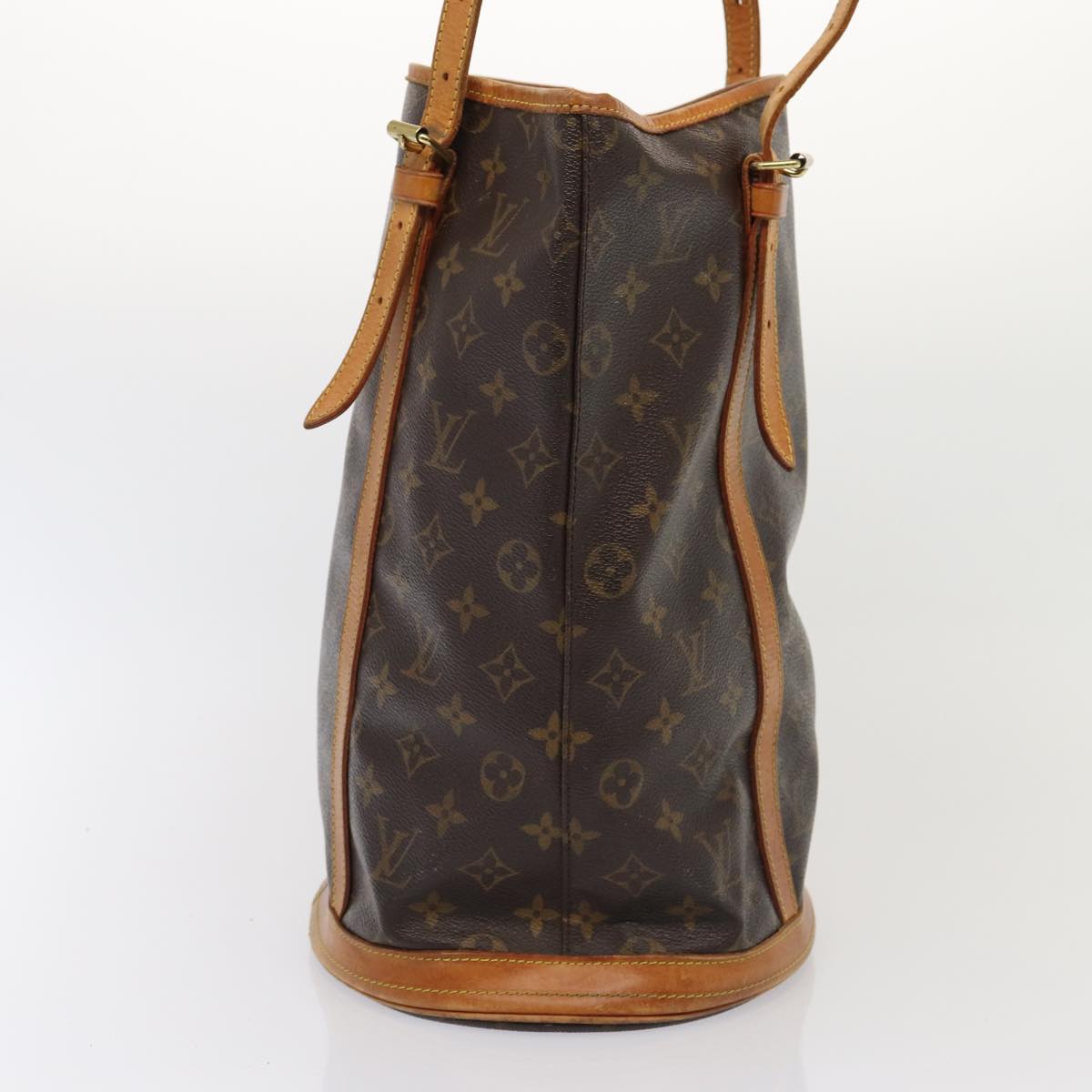 LOUIS VUITTON Monogram Bucket GM Shoulder Bag M42236 LV Auth 81033