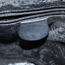 GUCCI Bamboo Hand Bag Suede 2way Black Auth 81045-18