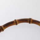 GUCCI Bamboo Hand Bag Suede 2way Black Auth 81045-14