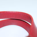 BURBERRY Nova Check Tote Bag Canvas Beige Red Auth 81053-8