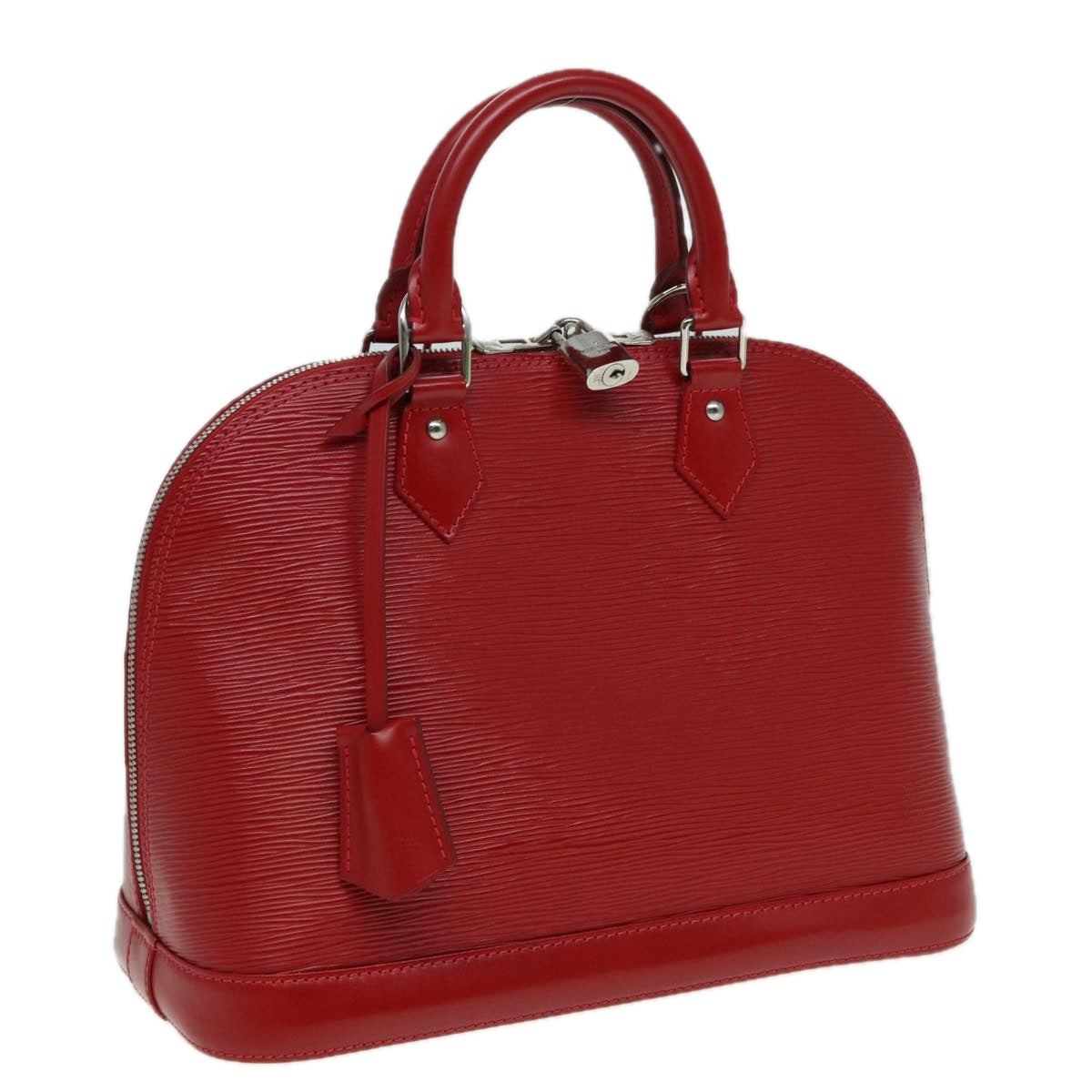 LOUIS VUITTON Epi Alma PM Hand Bag Red Car Mine M4058E LV Auth 81057