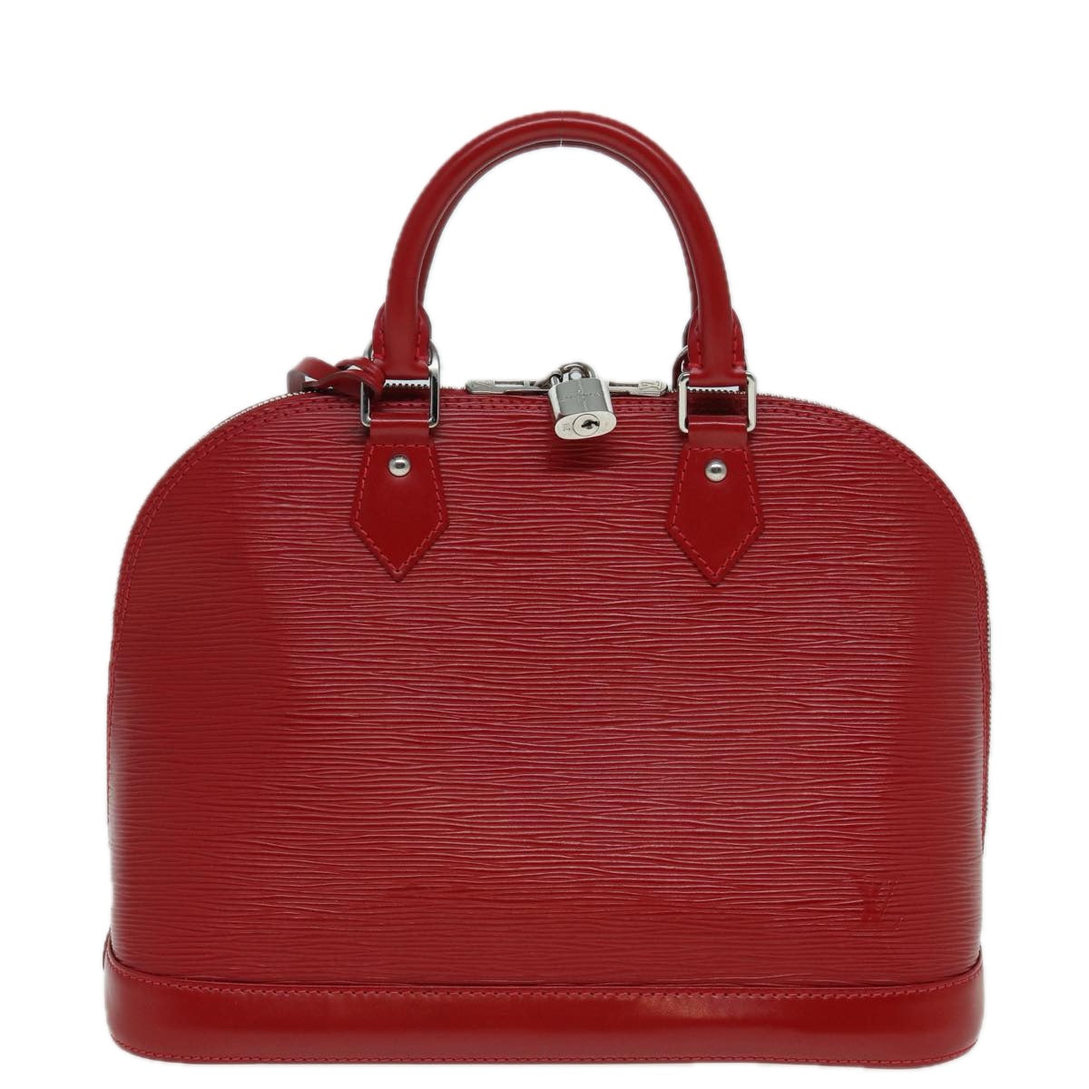 LOUIS VUITTON Epi Alma PM Hand Bag Red Car Mine M4058E LV Auth 81057