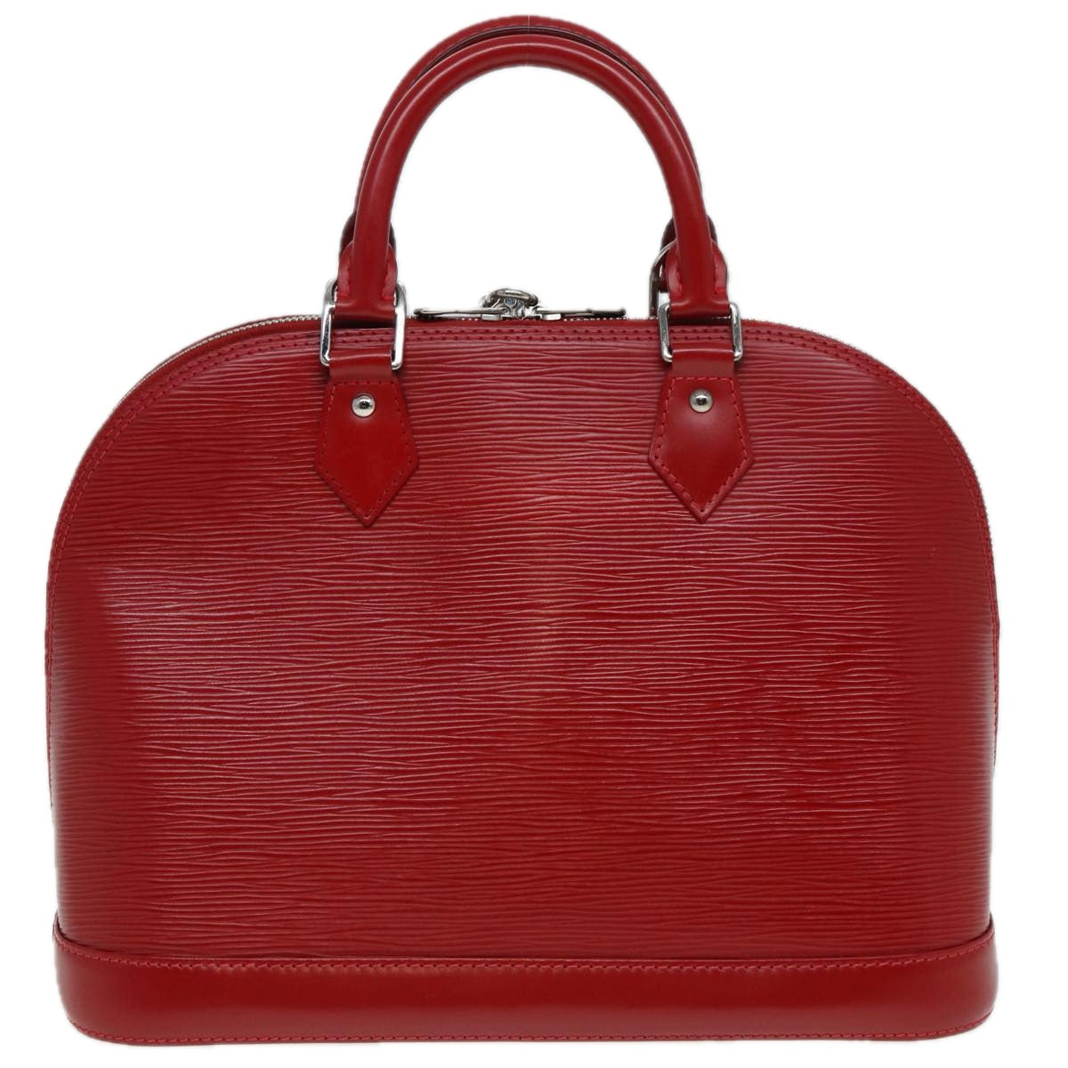 LOUIS VUITTON Epi Alma PM Hand Bag Red Car Mine M4058E LV Auth 81057