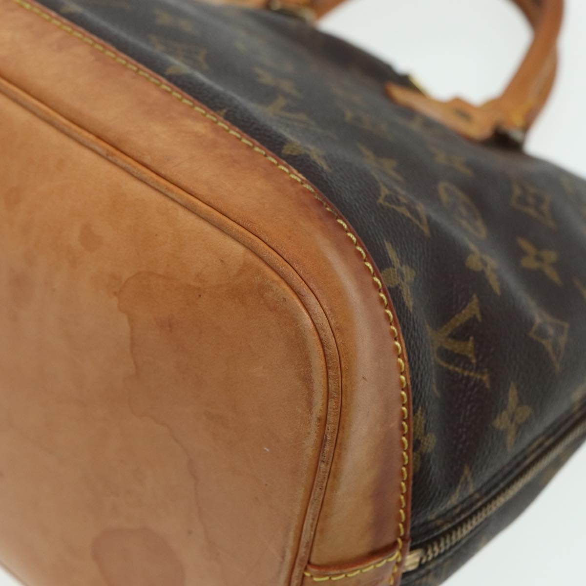 LOUIS VUITTON Monogram Alma Hand Bag M51130 LV Auth 81058