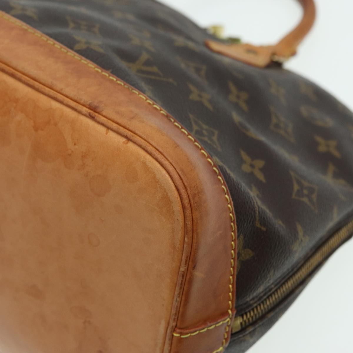 LOUIS VUITTON Monogram Alma Hand Bag M51130 LV Auth 81058