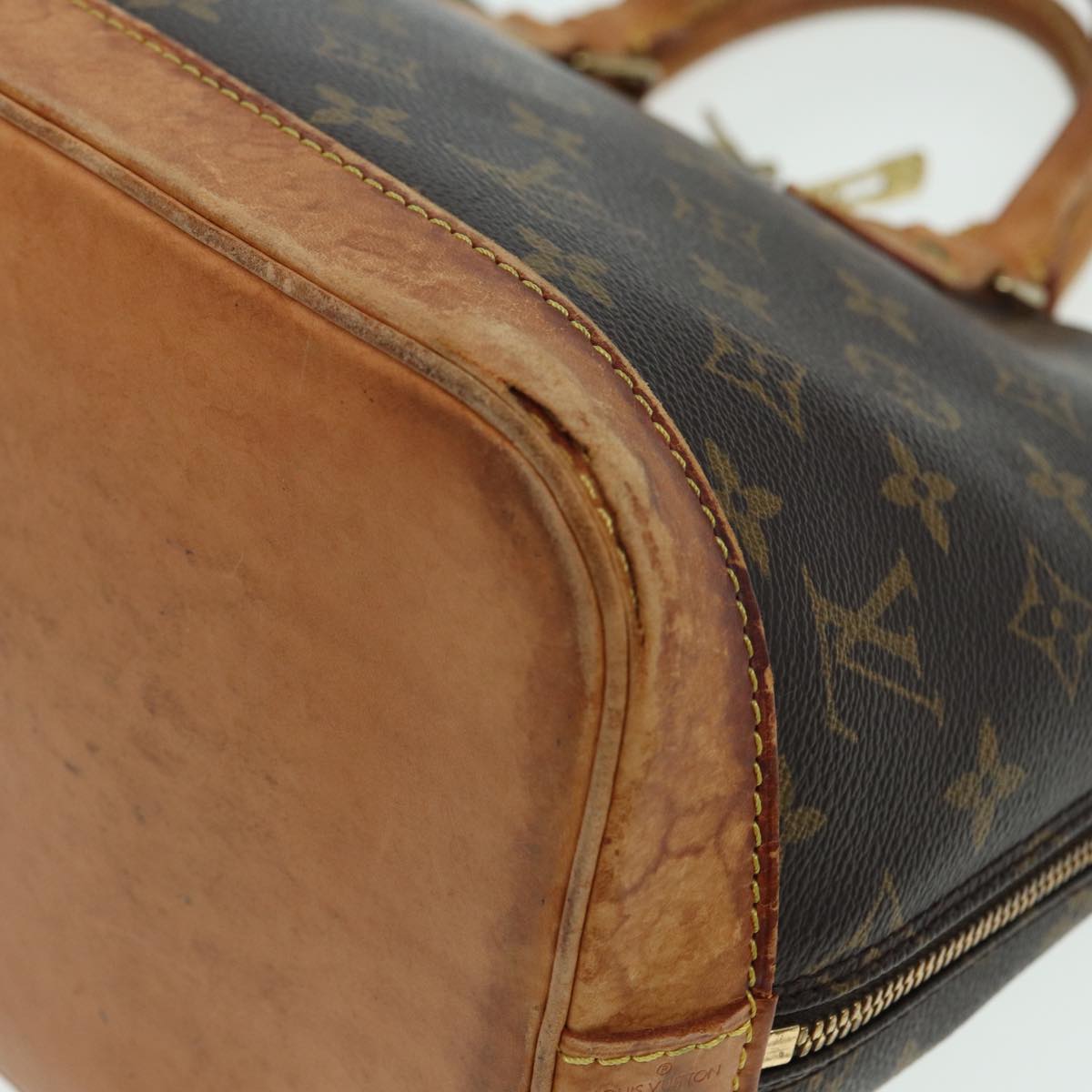 LOUIS VUITTON Monogram Alma Hand Bag M51130 LV Auth 81059