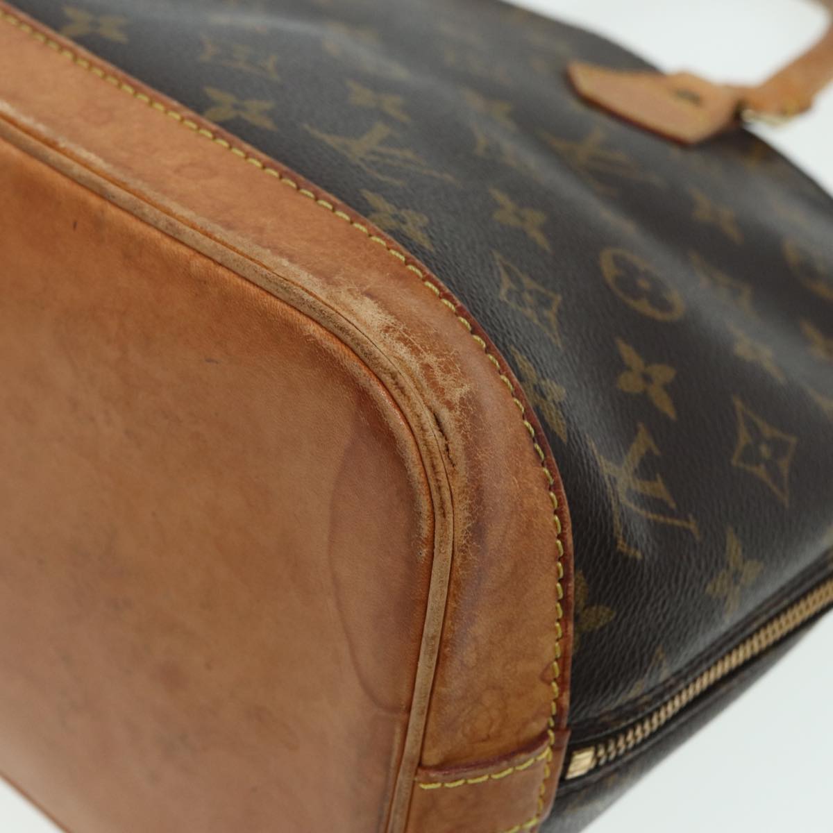 LOUIS VUITTON Monogram Alma Hand Bag M51130 LV Auth 81059