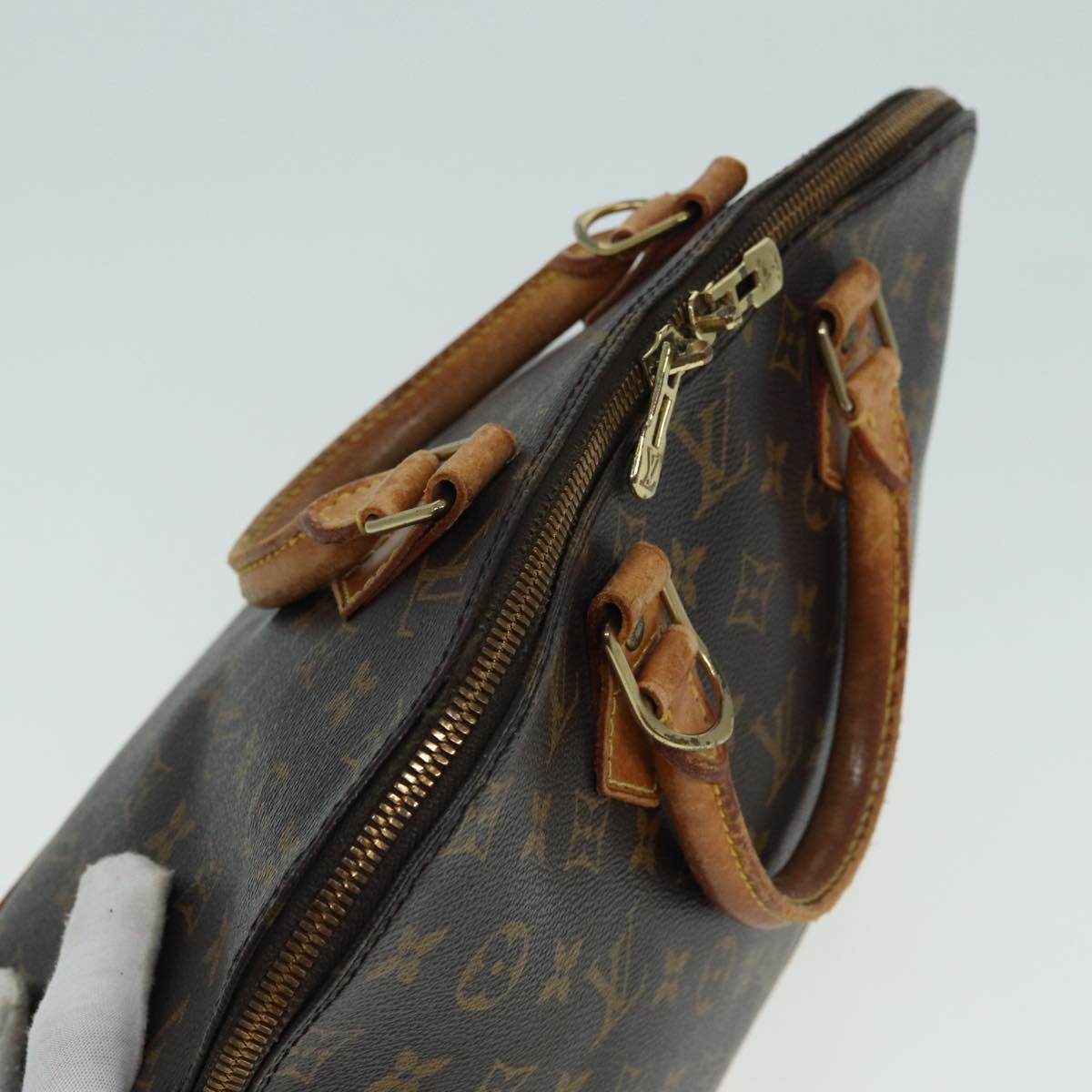 LOUIS VUITTON Monogram Alma Hand Bag M51130 LV Auth 81059