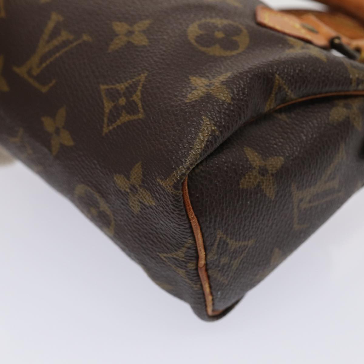 LOUIS VUITTON Monogram Mini Speedy Hand Bag M41534 LV Auth 81062