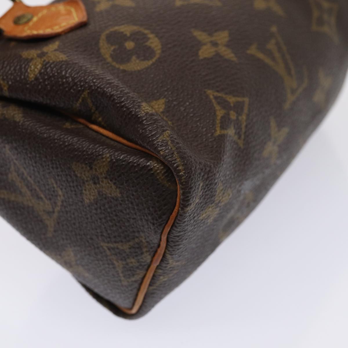 LOUIS VUITTON Monogram Mini Speedy Hand Bag M41534 LV Auth 81062