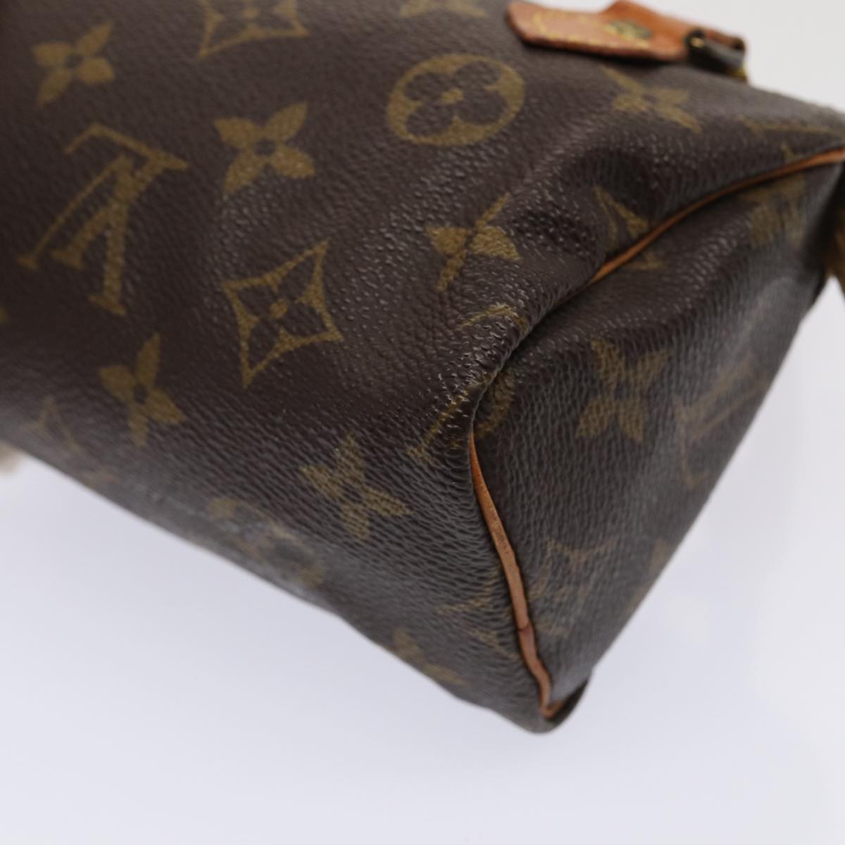 LOUIS VUITTON Monogram Mini Speedy Hand Bag M41534 LV Auth 81062