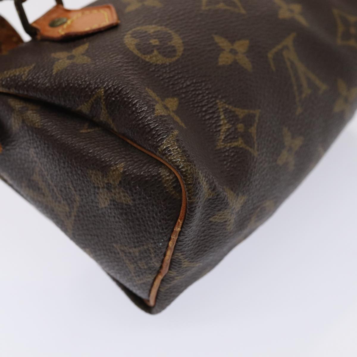 LOUIS VUITTON Monogram Mini Speedy Hand Bag M41534 LV Auth 81062