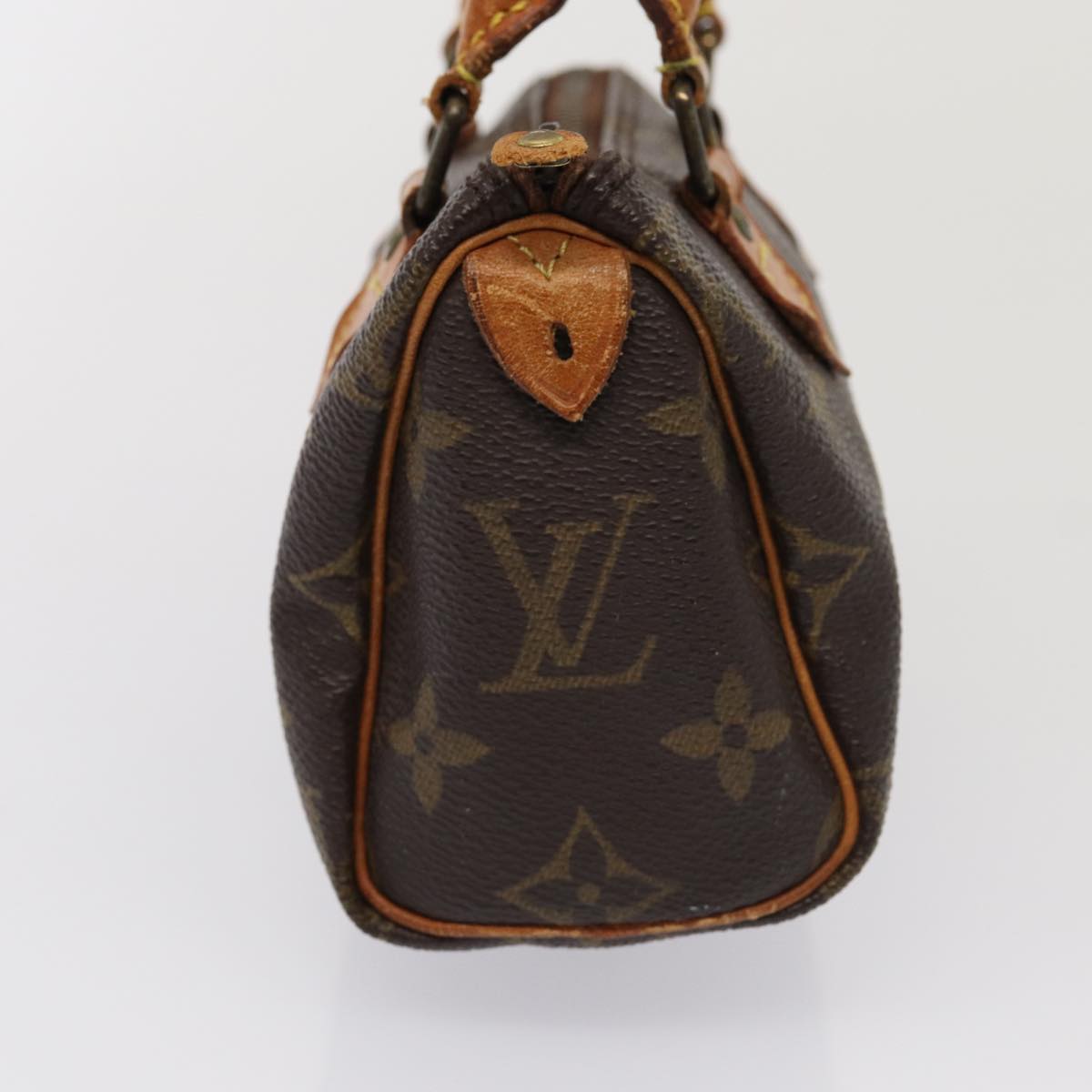 LOUIS VUITTON Monogram Mini Speedy Hand Bag M41534 LV Auth 81062