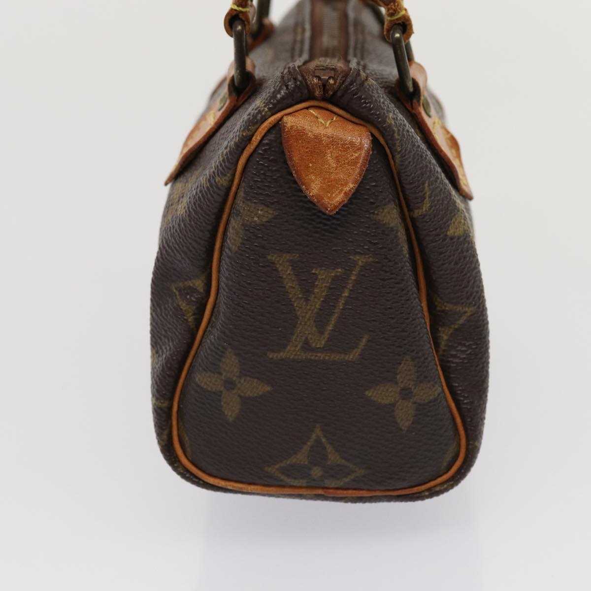 LOUIS VUITTON Monogram Mini Speedy Hand Bag M41534 LV Auth 81062