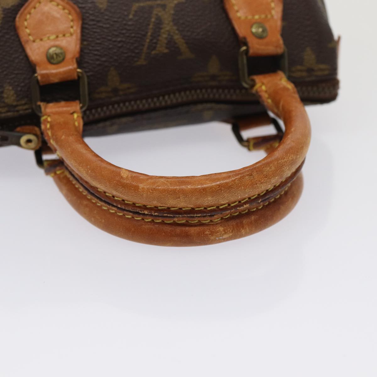 LOUIS VUITTON Monogram Mini Speedy Hand Bag M41534 LV Auth 81062