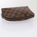 LOUIS VUITTON Damier Ebene Pochette Cosmetic PM Pouch N47516 LV Auth 81069-5