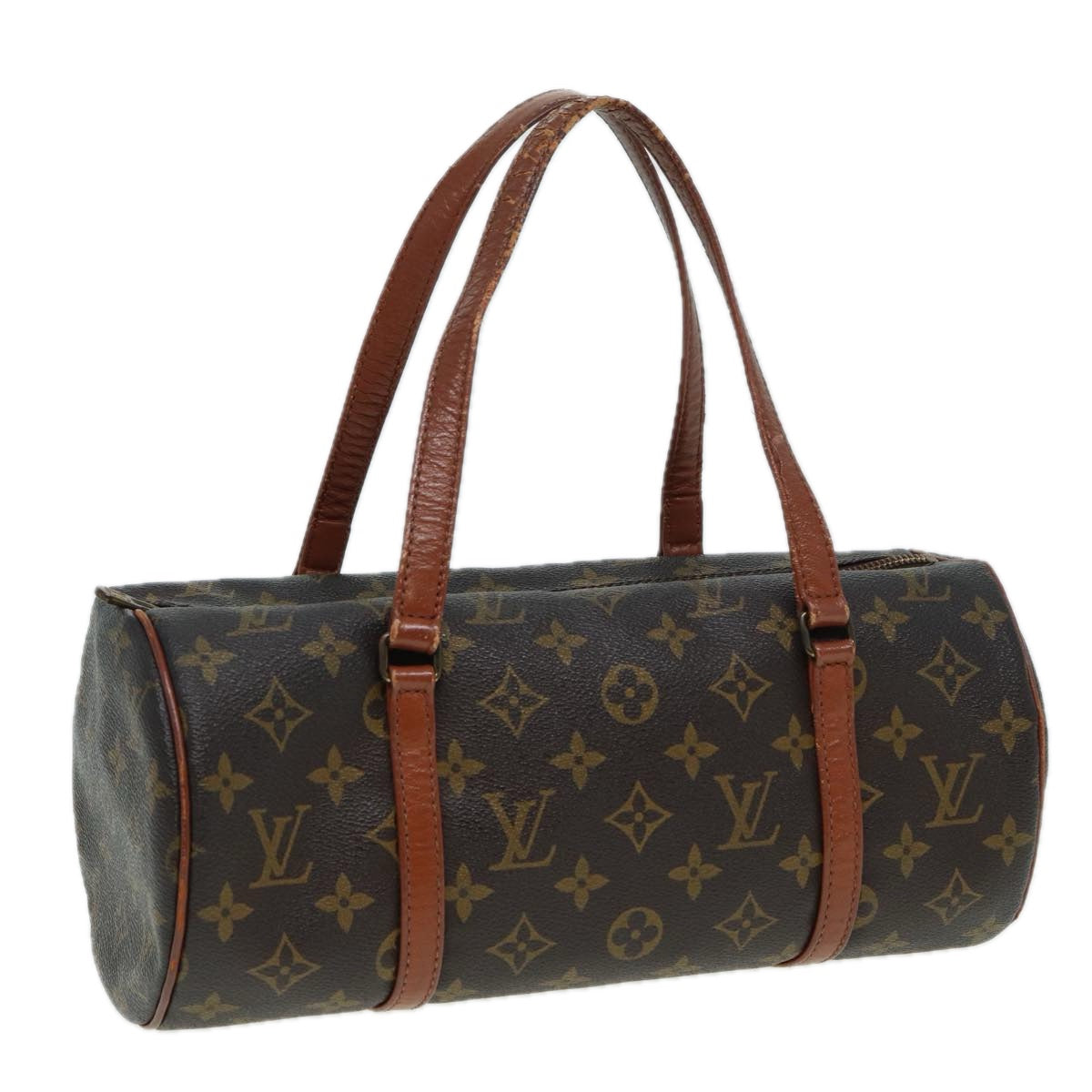 LOUIS VUITTON Monogram Papillon 30 Hand Bag M51385 LV Auth 81092