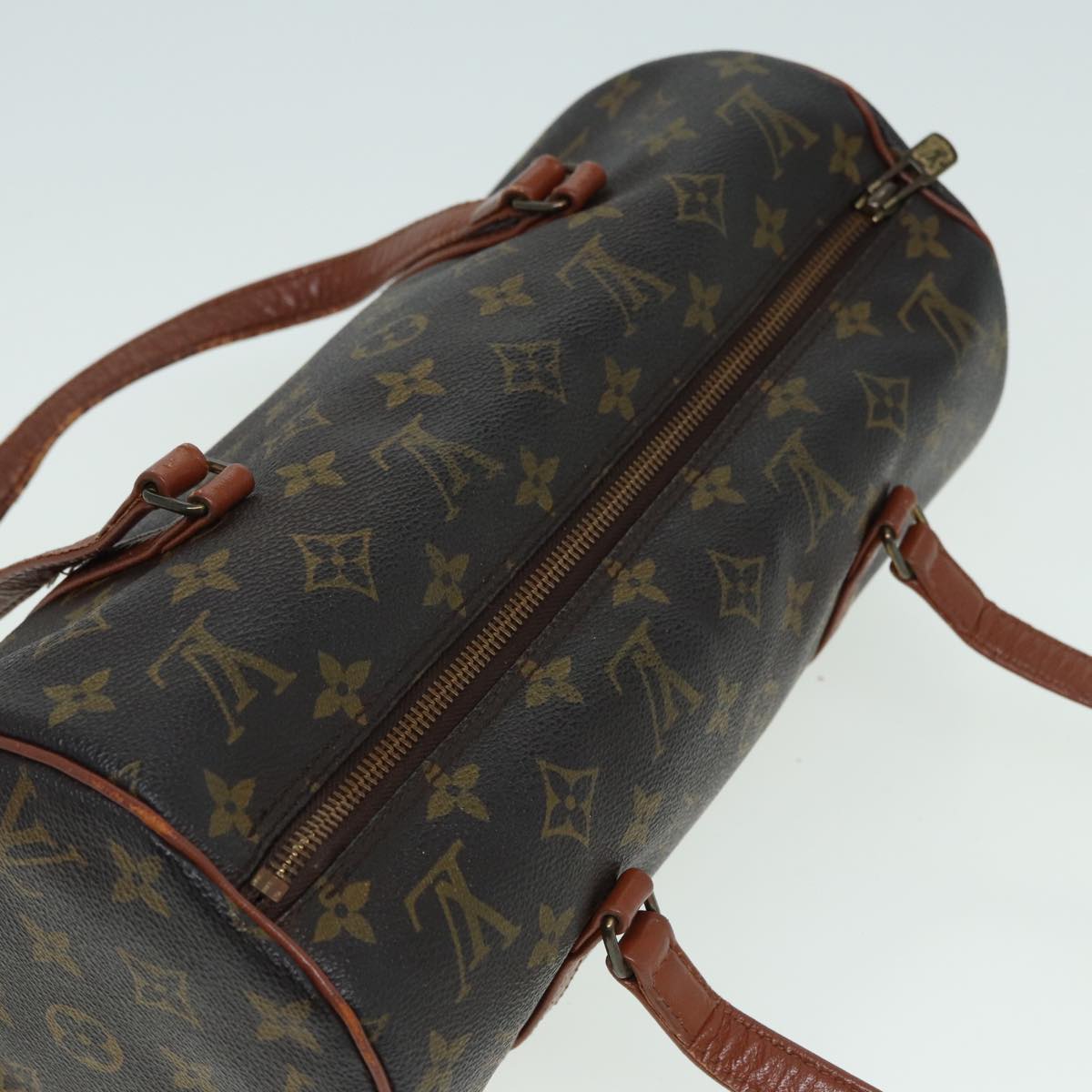 LOUIS VUITTON Monogram Papillon 30 Hand Bag M51385 LV Auth 81092