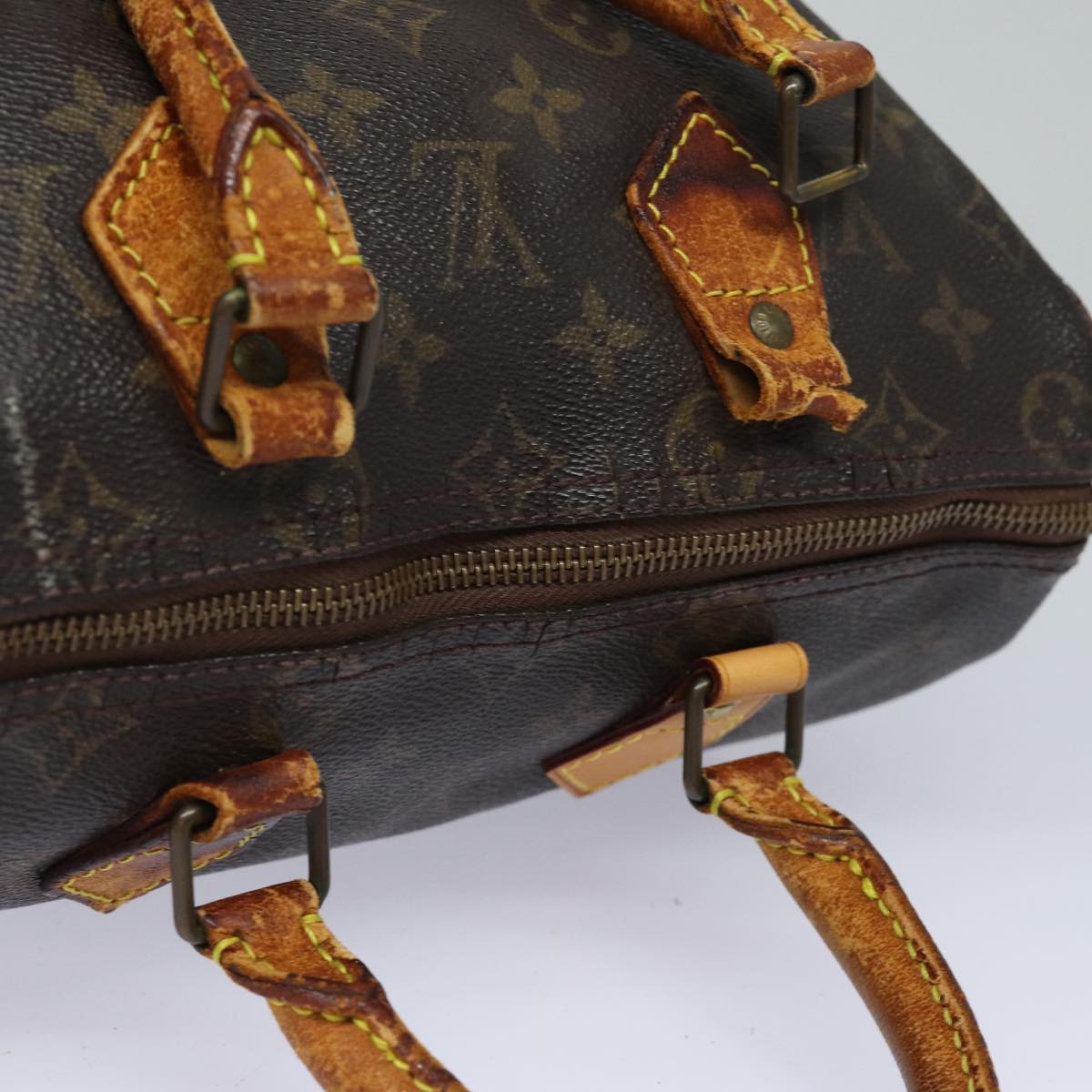 LOUIS VUITTON Monogram Speedy 25 Hand Bag M41528 LV Auth 81093